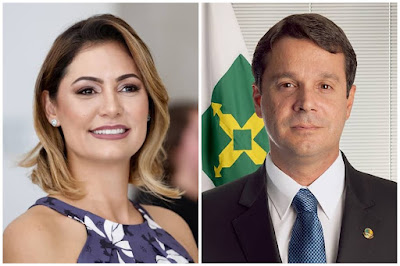 Michelle Bolsonaro e Reguffe lideram para o Senado em Brasília